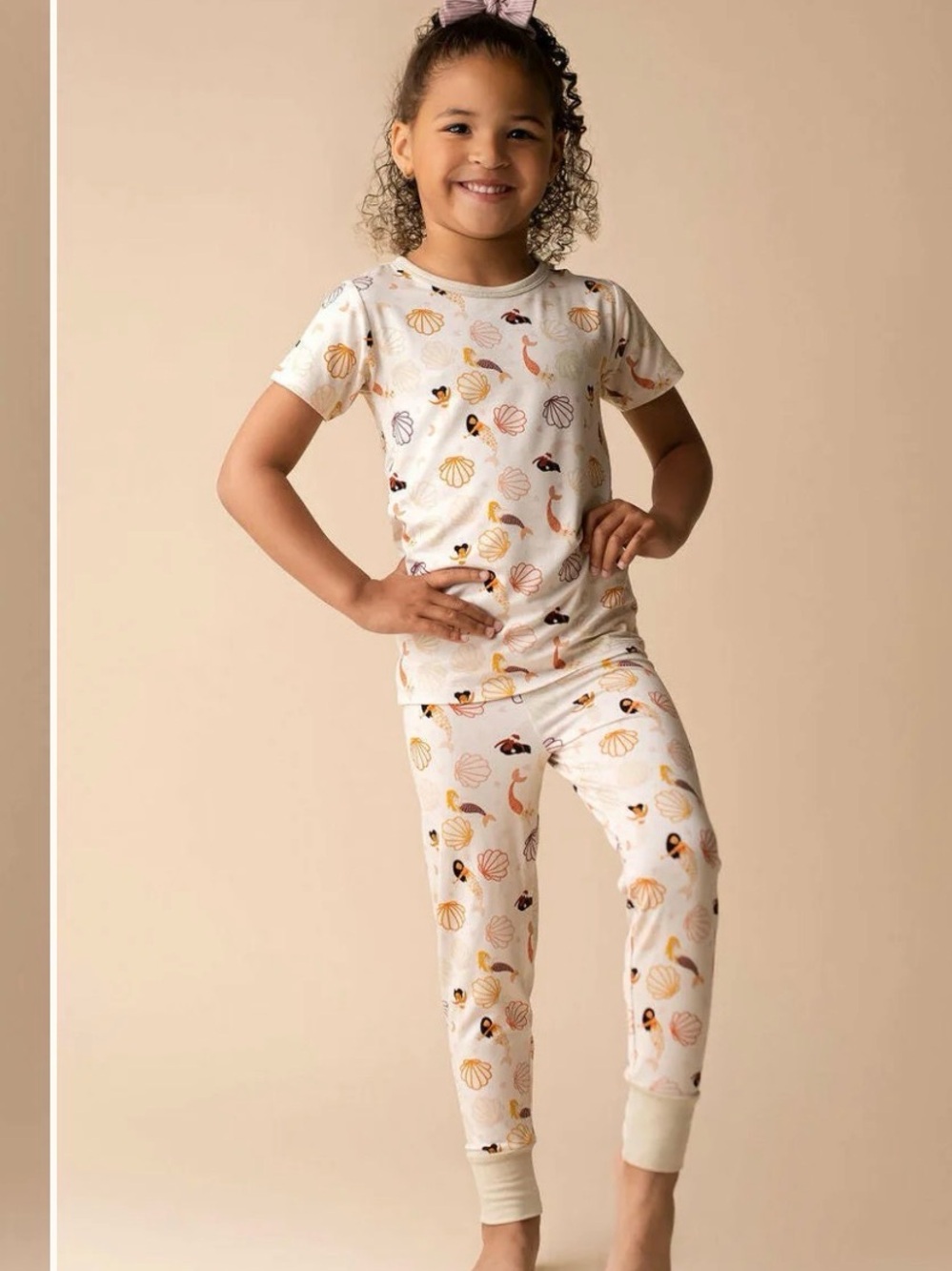 KIDS MERMAID TWO PIECE PAJAMA SET
